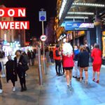 Halloween in London nightlife on a Saturday night | London Walk 2021