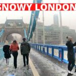London Snow Walk - First Snow in London 2022