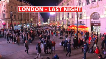 Busy London on a Saturday Night | UNSEEN LONDON walks