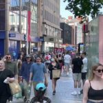 BUSY SUNNY Walk in Liverpool