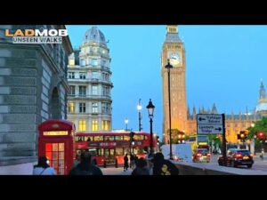 Evening London Walk Oxford Street to London Tower Bridge via Big Ben and London EYE