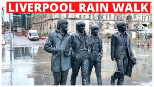 Liverpool Rain Walk - Royal Albert Docks to Baltic Market | Liverpool raining Walks [ 2h4m ]