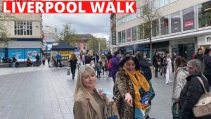 Liverpool Walking City Centre | England, Liverpool City