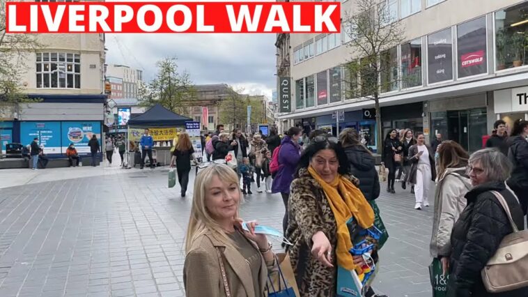 Liverpool Walking City Centre | England, Liverpool City
