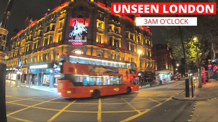 LONDON BY NIGHT - Touristic places at 3AM | UNSEEN LONDON