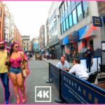 London Walk, FULL TOUR of Soho Night Life and bars | West End 4K walking tour