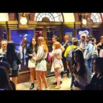 「4K HDR」 Nightlife in London West end | Leicester Square on a busy night