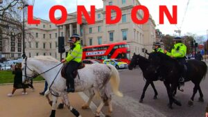 London Walk - Embankment to Royal Albert Hall [ NARATED walking video ]