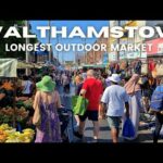 London Walk: Walthamstow Market, EUROPE'S LONGEST STREET MARKET ▪︎ 4K LONDON WALKING TOUR