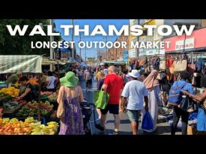 London Walk: Walthamstow Market, EUROPE'S LONGEST STREET MARKET ▪︎ 4K LONDON WALKING TOUR
