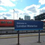 London Waterloo to Salisbury [ train window view ]