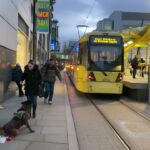 Manchester Walking Tour • Dusk walk in Manchester City Centre • 4K 60FPS