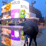 Walking West London SOHO NIGHTLIFE on a RAIN DAY | London Soho Rain CITY ASMR