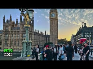 London Walk - Borough Market to London Big Ben - 4K 60FPS HDR Walking Tour