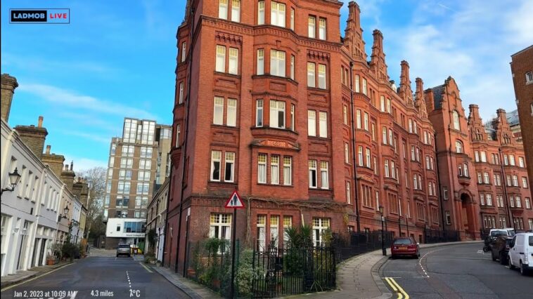 Empty Streets of London - Early Morning Walk - London Walking Tour 2023