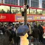Walking in London's Rain - Oxford Street, Leicester Square [England 4K]