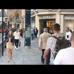 「4K HDR」 Walking around London Knightsbridge Harrods