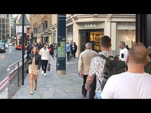「4K HDR」 Walking around London Knightsbridge Harrods
