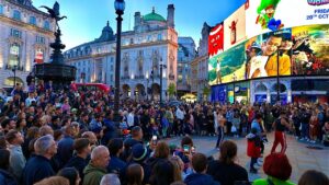 London Evening Walk - Relaxing London Walking Tour in 4K 12BIT