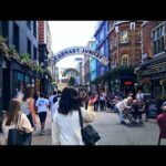 London Summer Walking Tour 4K HDR | Carnaby Street,Covent Gardens and Big Ben