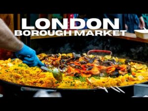London Borough Market Street Food | England Walking Tour