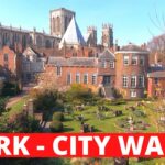 York's medieval City Walls | Walking on City Walls in YORK