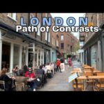 Exploring London's Contrasts: Islington to Brick Lane via Old Street | 4K HDR Walking Tour