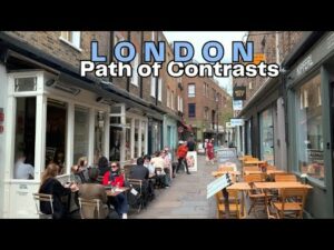 Exploring London's Contrasts: Islington to Brick Lane via Old Street | 4K HDR Walking Tour