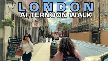 London Afternoon Walk - Paddington to Kensington Palace - 4K HDR  Walking Tour