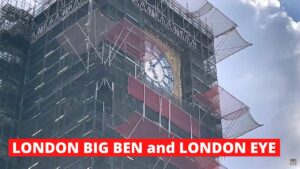 London Walk - London Eye , Big Ben, Westminster Bridge