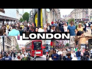 London Walking Tour of Oxford Street 4K