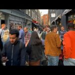 「4K HDR」 Busy London Liverpool Street Area | Walking in London