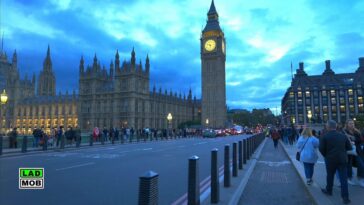 London Evening Walk — London Eye Walking Tour to London Oxford Street | 4K HDR London Walks
