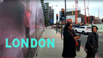 London Walk Battersea Park to Southbank via Vauxhall station