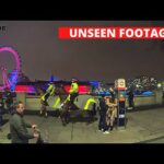 UNSEEN FOOTAGE new years eve in London