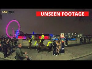 UNSEEN FOOTAGE new years eve in London