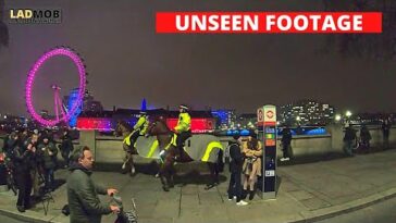 UNSEEN FOOTAGE new years eve in London