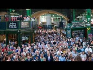 Walking London's BOROUGH MARKET 4K HDR • London Walking Tour