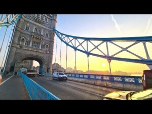「4K HDR」7AM 🌞SUNRISE🌞 London Tower Bridge