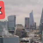 [ 8K ] London skyline filmed in high resolution