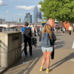 London Summer Walking Tour: London South Bank Walk 4K
