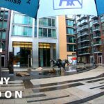 Walking to PUB on a rainy day in London | Relaxing Walk