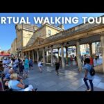 Bath Somerset Walking Tour ▪︎ Ancient Roman Baths Virtual Walk Tour 4K
