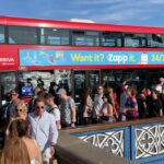 London Tower Bridge is EXTREMELY BUSY 4k