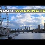 London Covent Garden to Southbank Walking Tour 4K