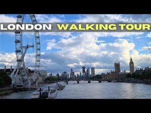 London Covent Garden to Southbank Walking Tour 4K