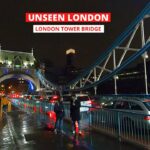 Rainy night walk on London Tower Bridge | UNSEEN LONDON walks