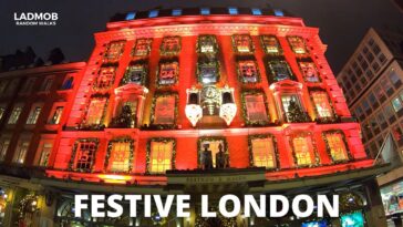 Festive LONDON Christmas Lights and The most expensive Street in the WORLD | London Walks