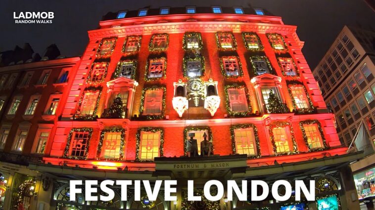 Festive LONDON Christmas Lights and The most expensive Street in the WORLD | London Walks