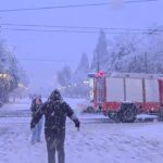 Heavy snow in Athens Greece | Monastiraki to Syntagma Square